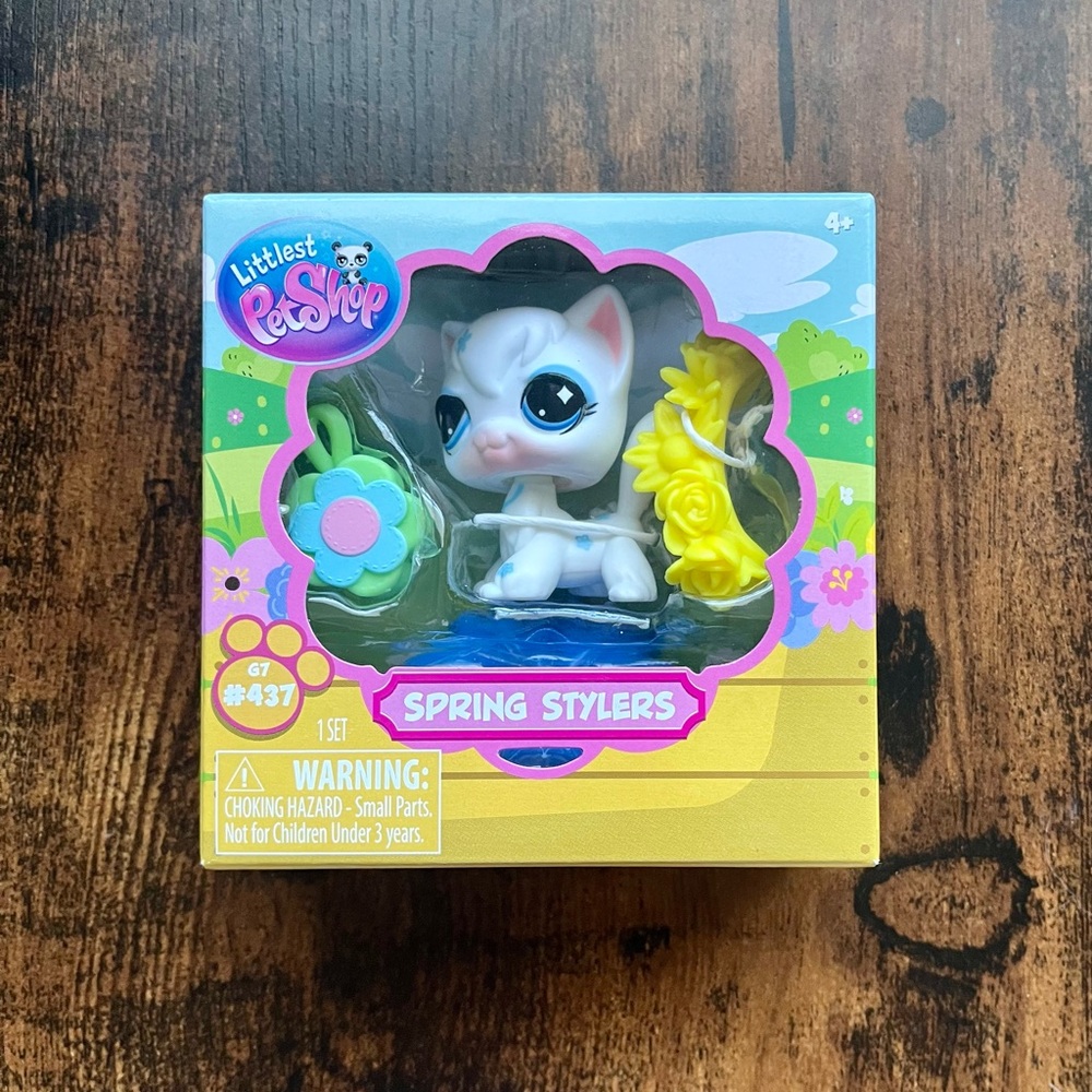 Littlest Pet Shop ANGORA CAT Spring Stylers